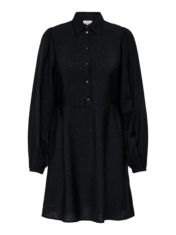 Jdytroya Glitter Black Shirt Dress