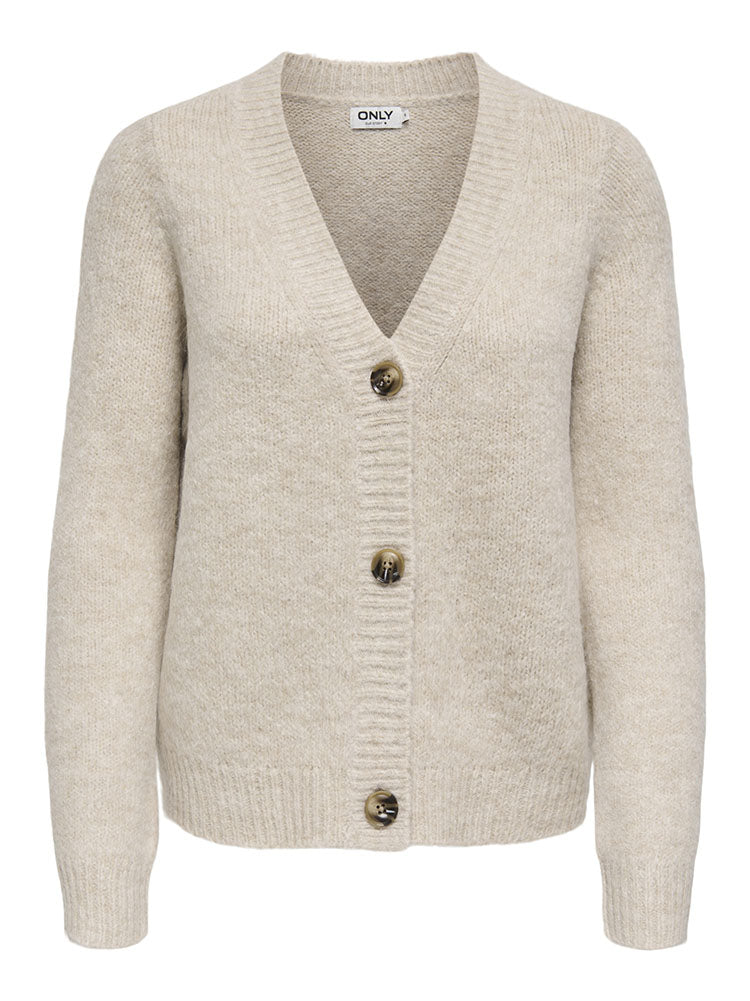 Onlzoey Knit Cardigan-Cream