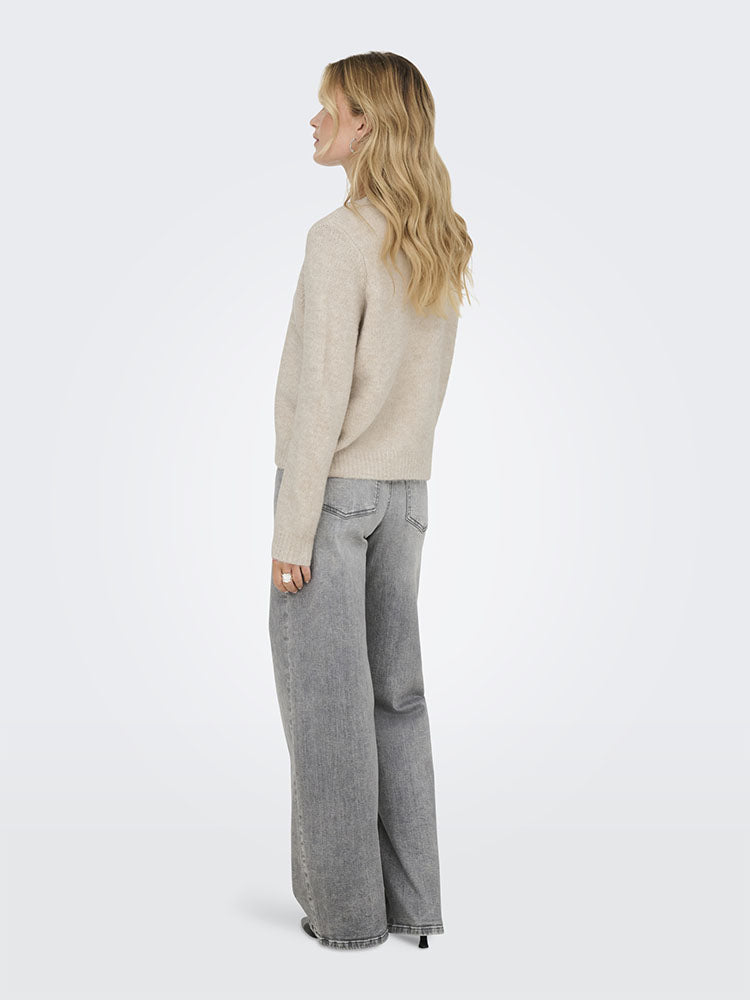 Onlzoey Knit Cardigan-Cream