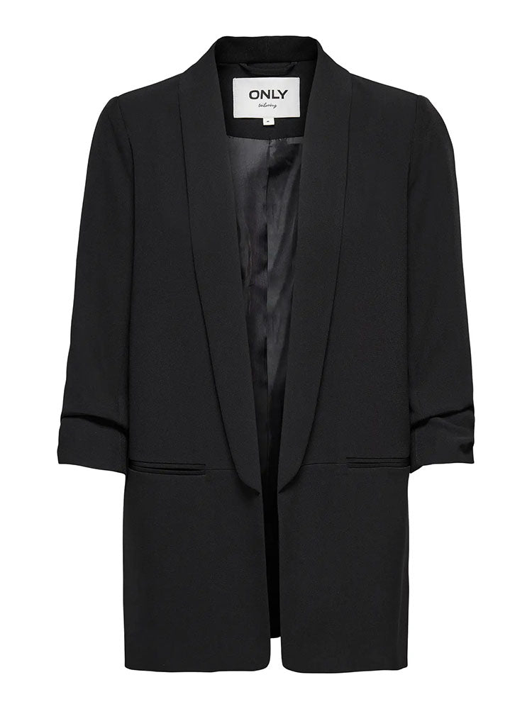 Onlelly 3/4 Sleeve Blazer-Black