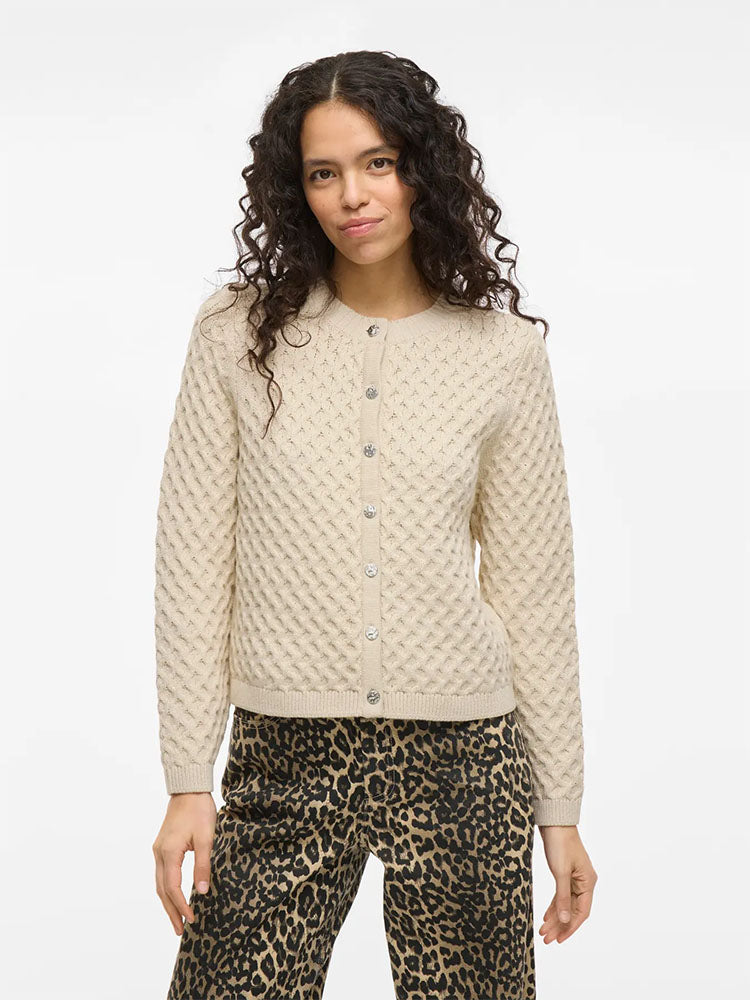 Vikali Knit Cardigan-Cream