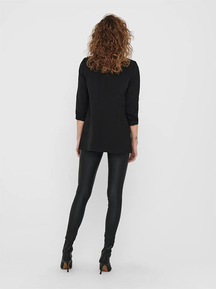 Onlelly 3/4 Sleeve Blazer-Black