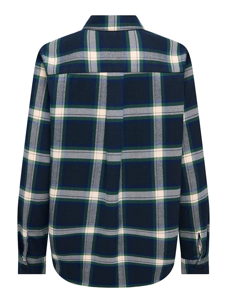 Onlwren Check Shirt-Navy Check