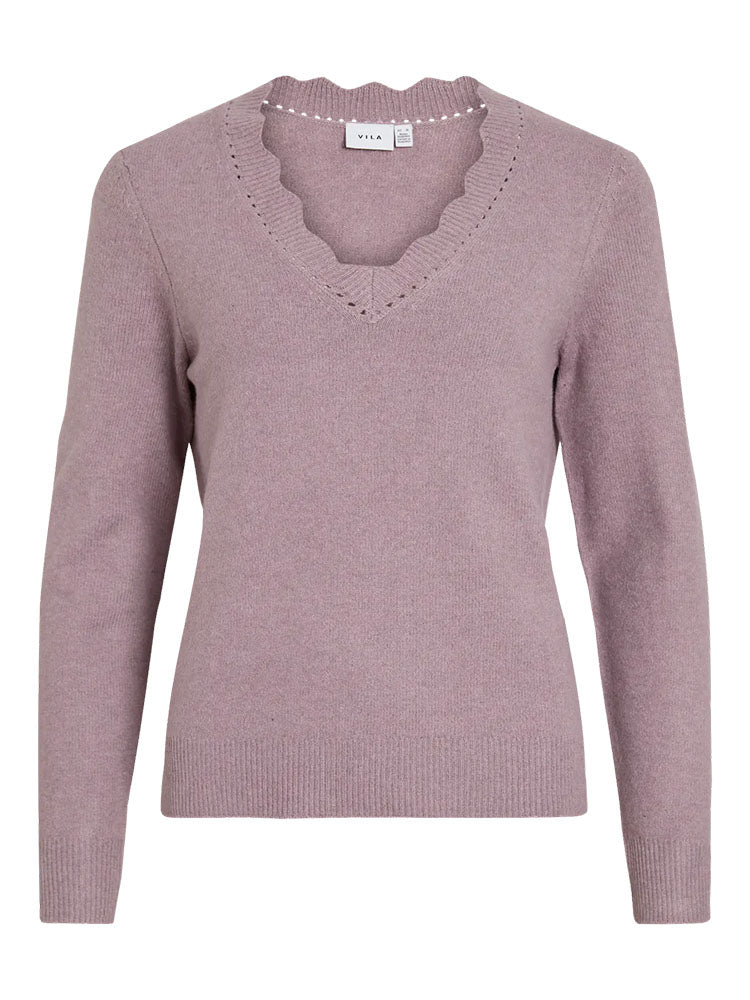 Vinikolina Knit Sweater-Lilac