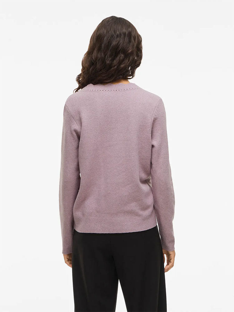 Vinikolina Knit Sweater-Lilac