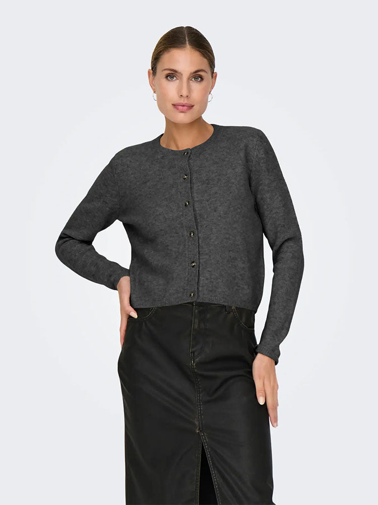 Jdychloe Cardigan- Dark Grey