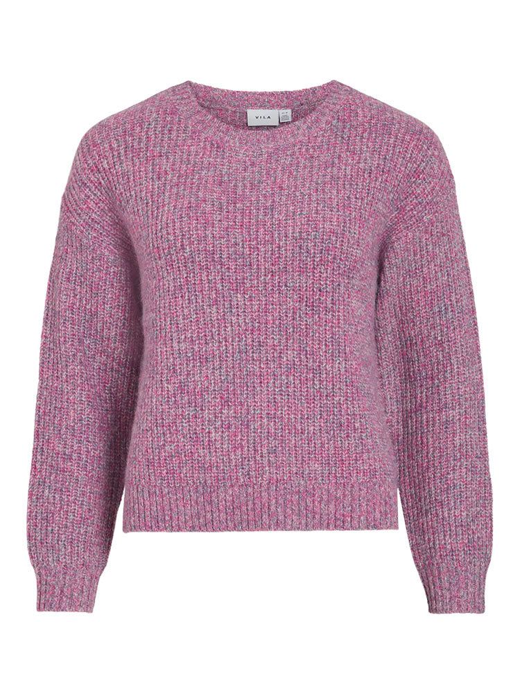 Visposa Knit Sweater-Pink/Purple Multi