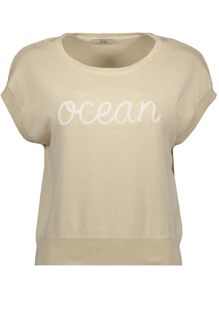 Jdytherese Knit Sweater-Beige