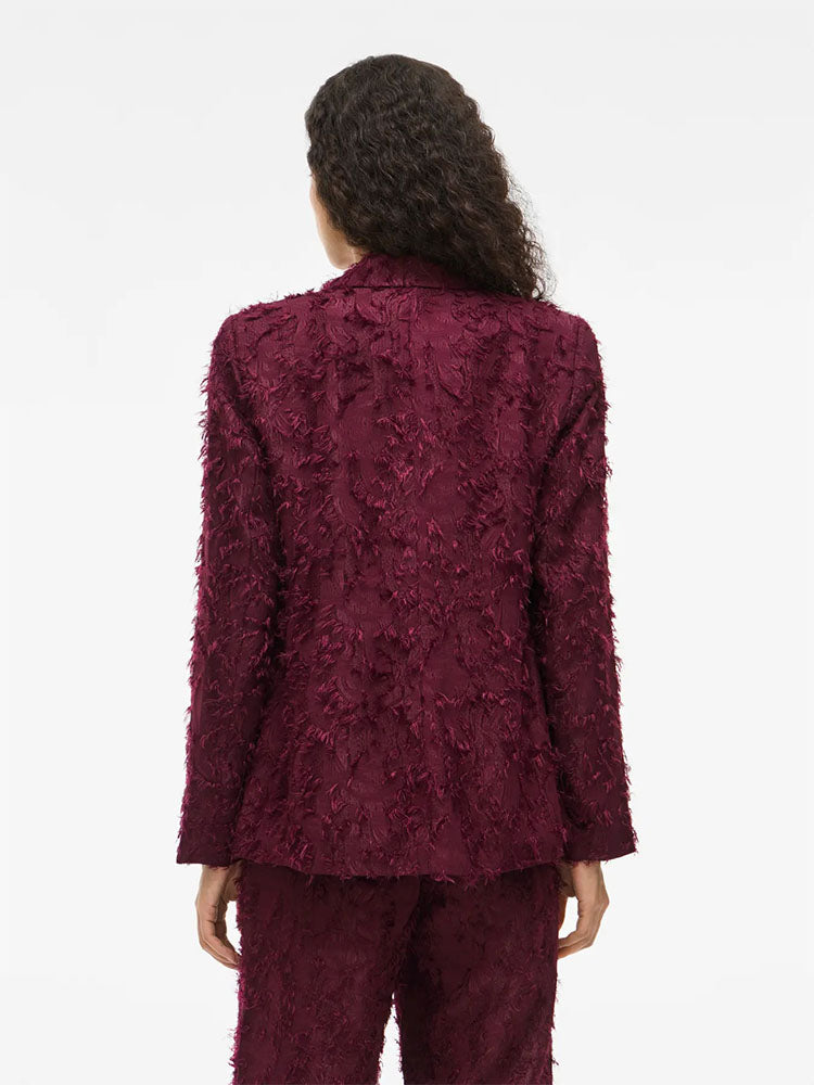 Viwagne Blazer-Burgundy
