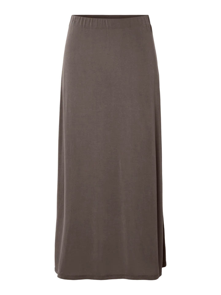 Pcanora High Waist Loose Skirt-Coffee