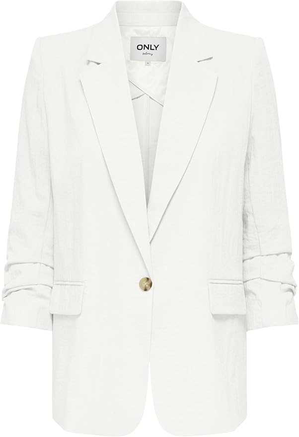 Onlita Linen Look Blazer-White