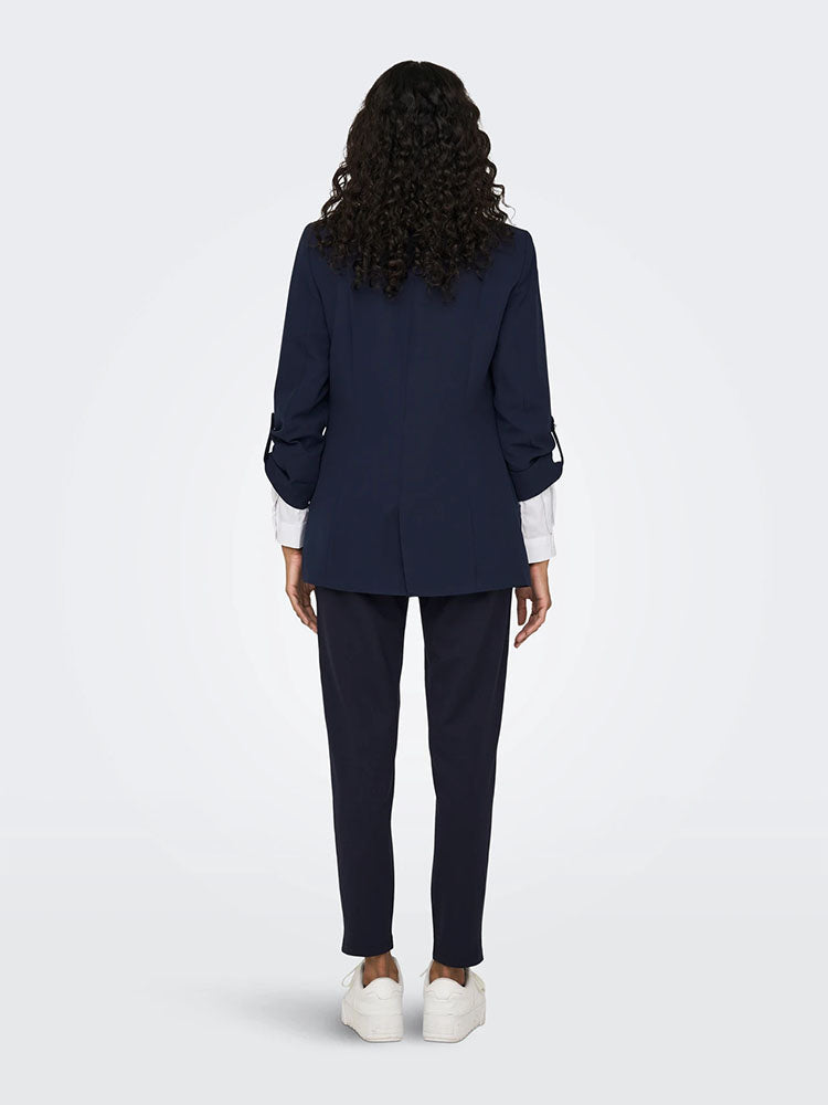 Onlkayle-Orleen 3/4 Sleeve Blazer-Navy