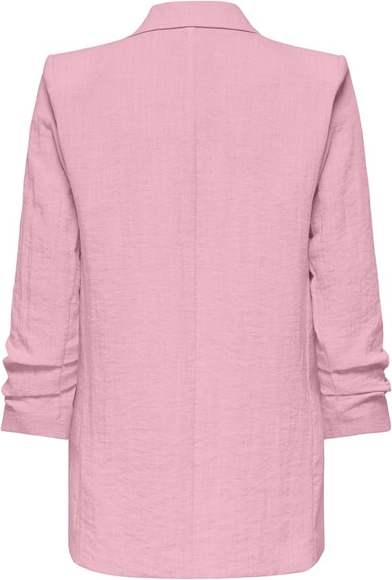 Onlita Linen Look Blazer-Romance Rose
