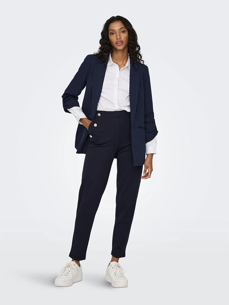 Onlkayle-Orleen 3/4 Sleeve Blazer-Navy