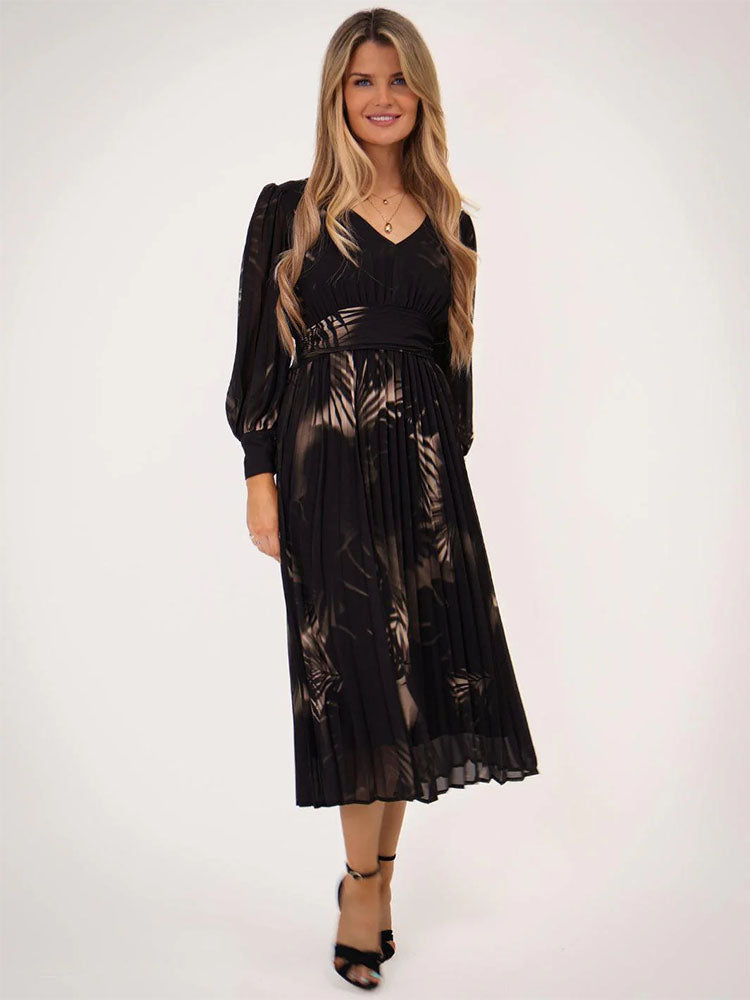 Kate &amp; Pippa Hannah Dress In Black Print