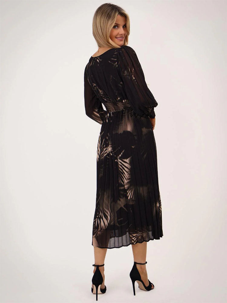 Kate &amp; Pippa Hannah Dress In Black Print