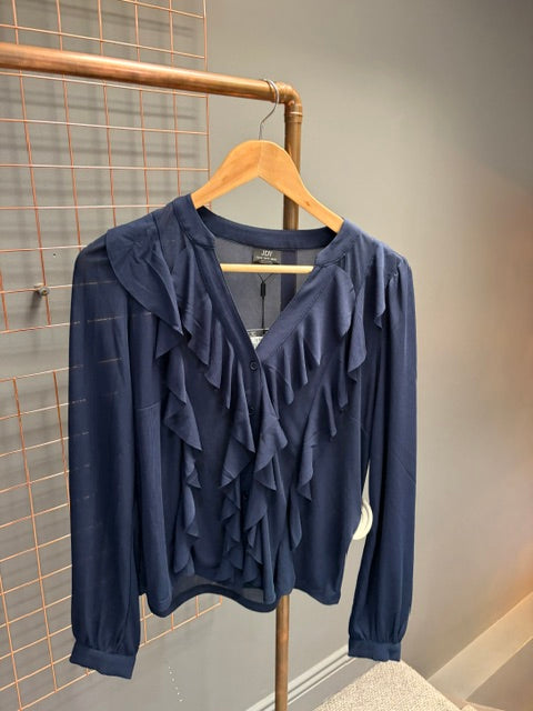 Jdyusso Frill Top-Navy