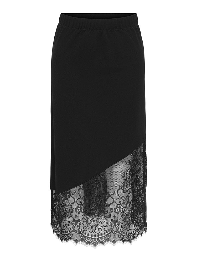 Jdygeggo Life Mix Lace Skirt-Black