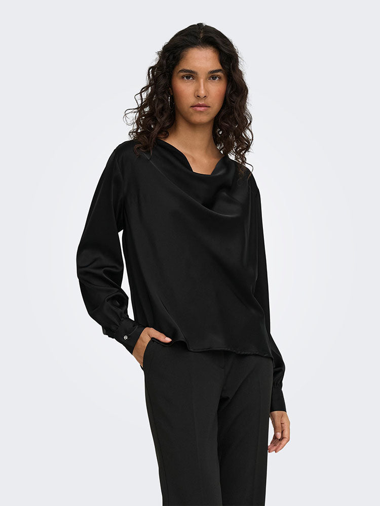 Jdyrocky Waterfall Top-Black