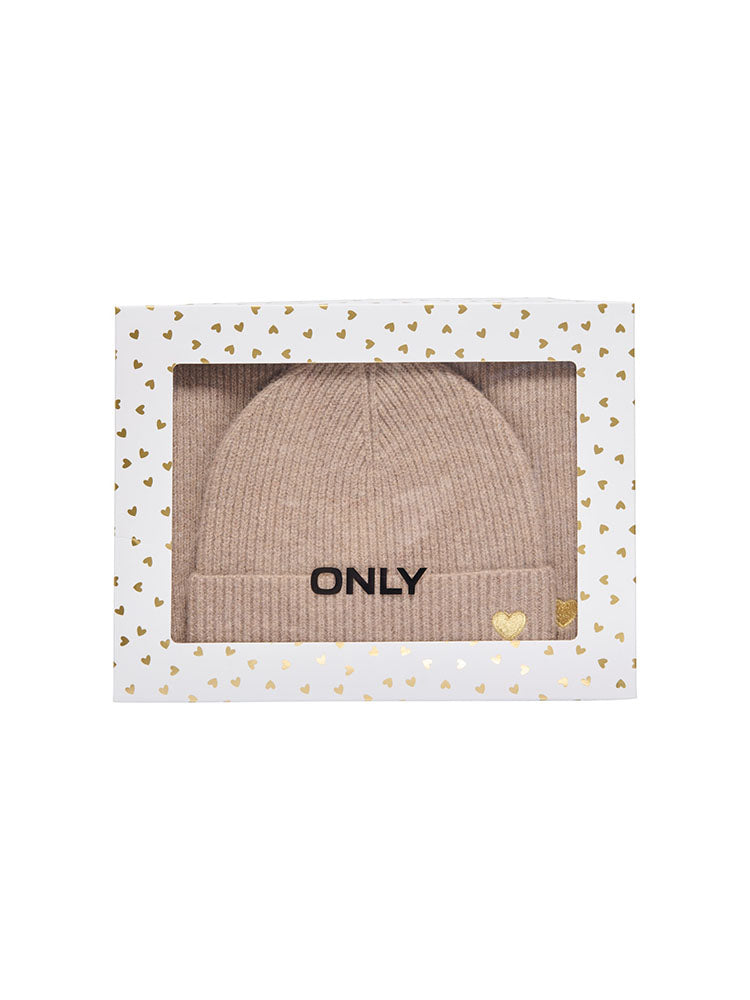 Onlavery Scarf & Hat Set-Humus