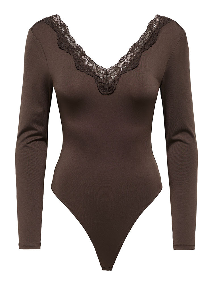 Onlfern Bodysuit-Brown
