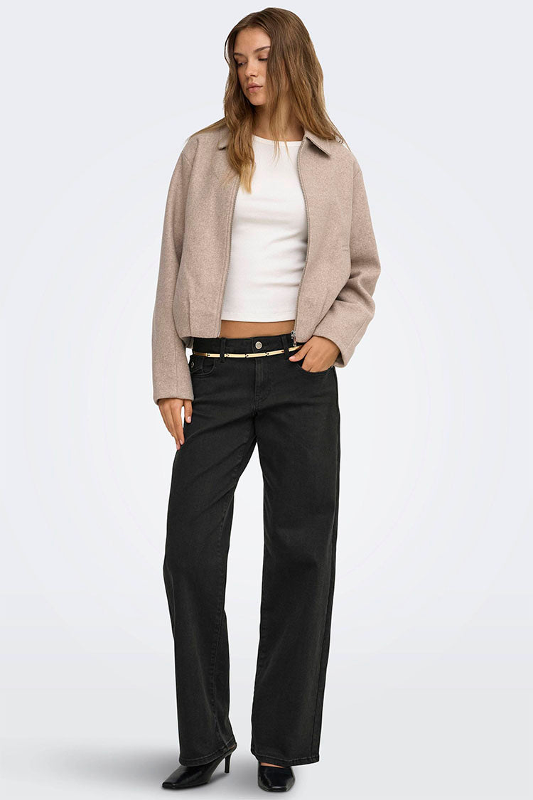 Onllilo Wide Leg Jeans- Black Denim