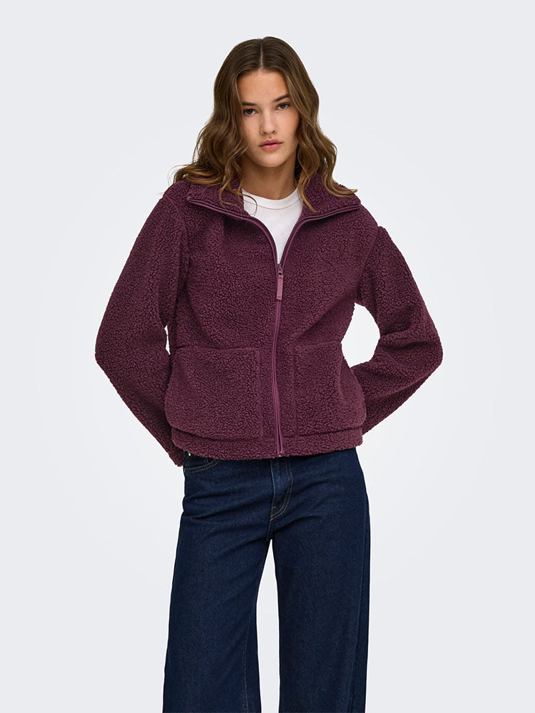 Onlmegan Teddy Jacket-Fig