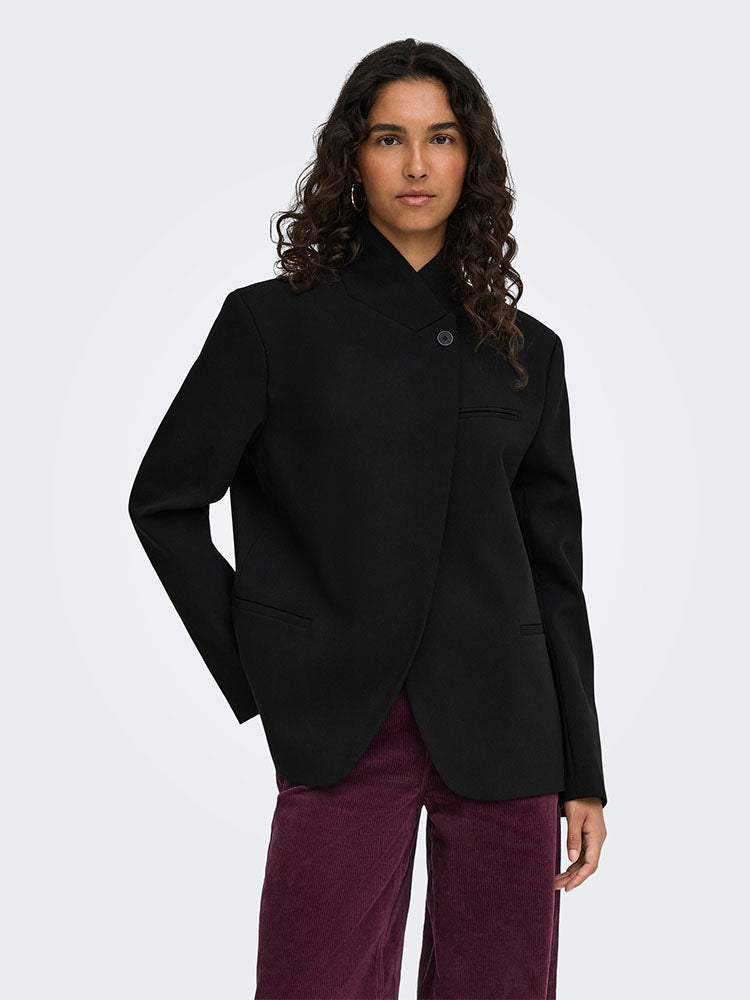 Onlraven Highneck Blazer-Black
