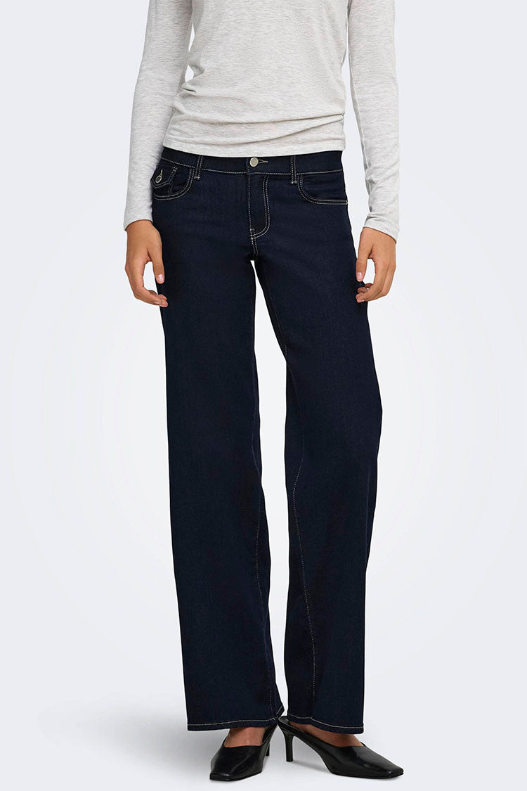 Onllilo Wide Leg Jeans- Dark Wash Denim