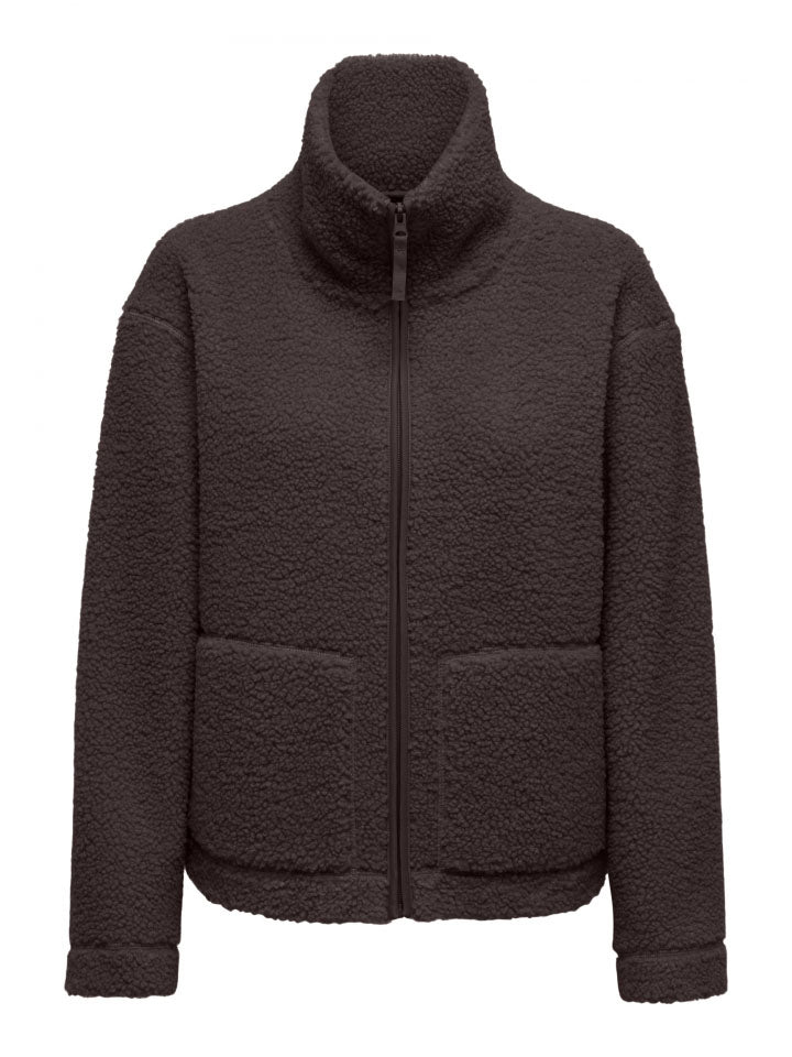 Onlmegan Teddy Jacket-Black Coffee