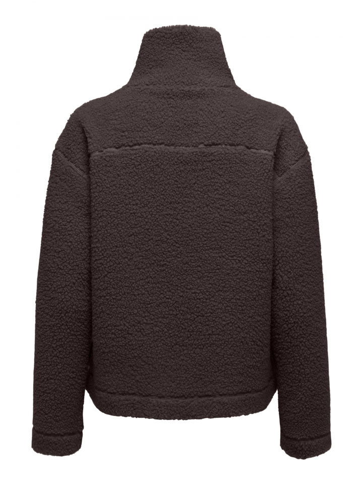 Onlmegan Teddy Jacket-Black Coffee