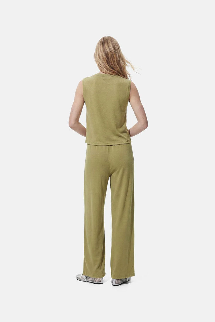 Pcpimi High Waist Knit Trousers-Cedar