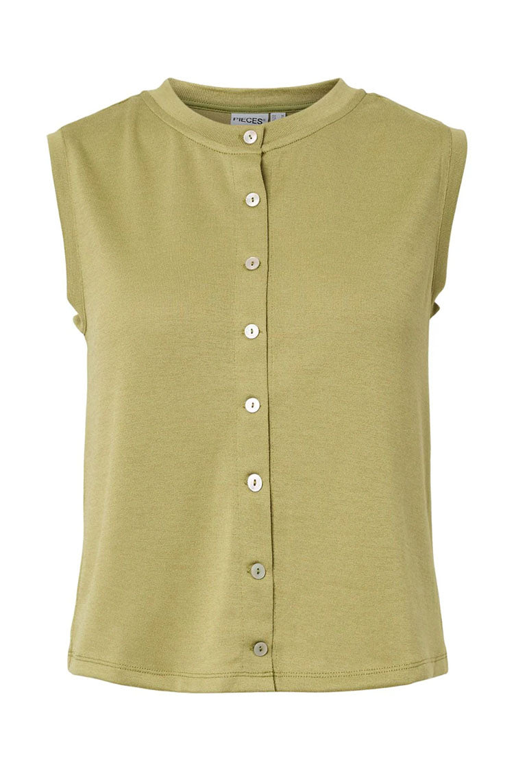 Pcpimi Knit Vest-Cedar