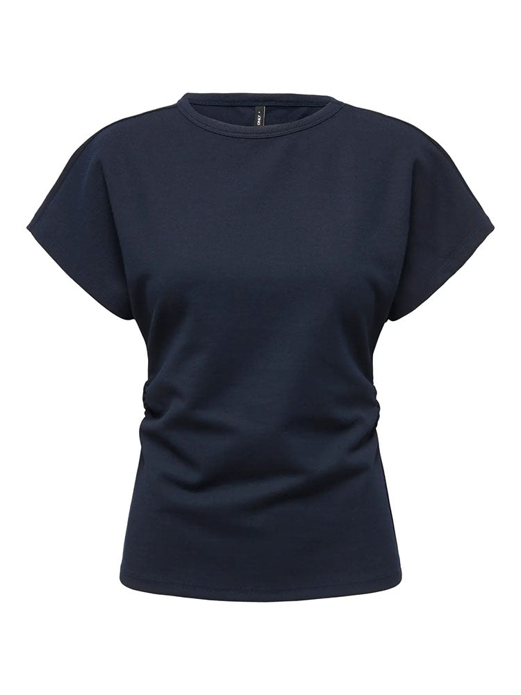 Onlatlas Twist Waist T-Shirt-Navy