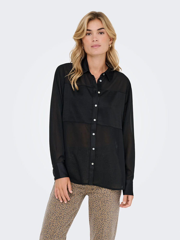 Onlstar Breeana Mix Shirt-Black