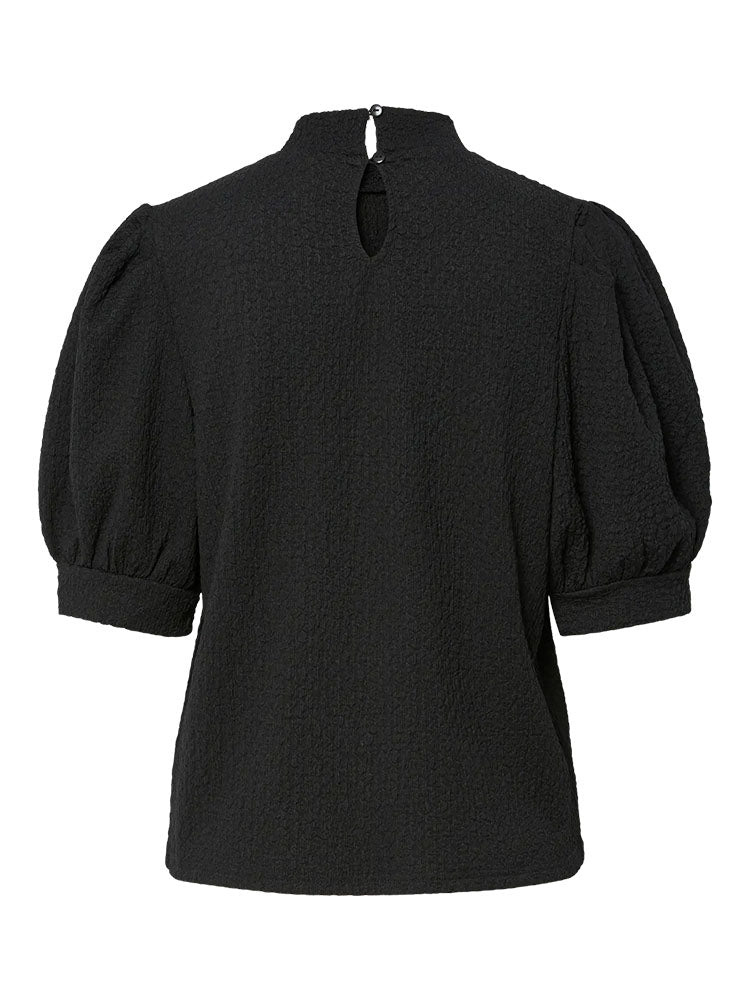 Pcjamal High Neck Top-Black