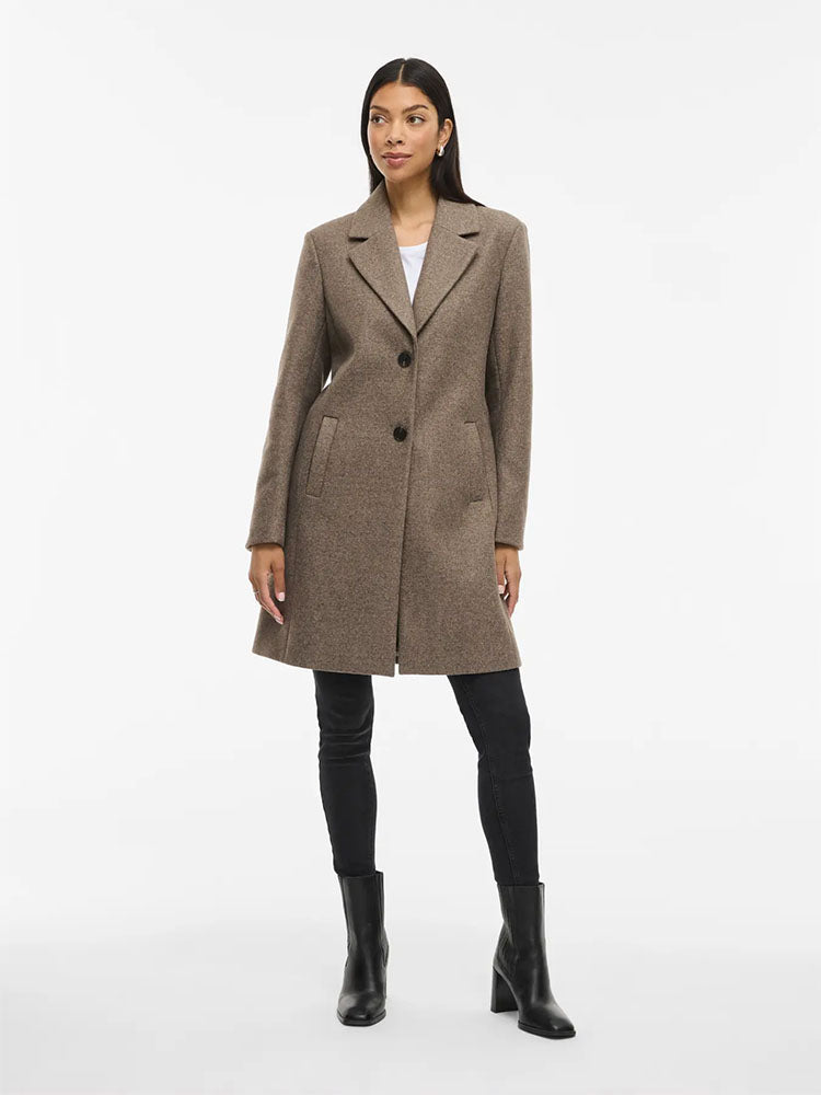 Viclaudia Button Coat