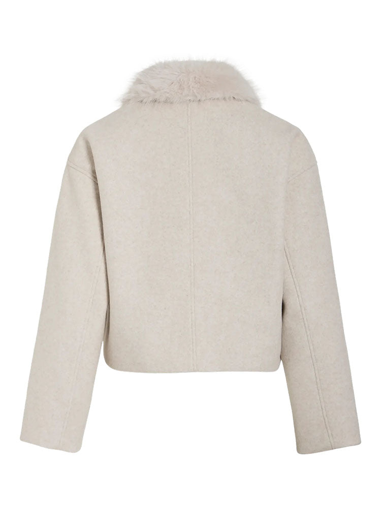 Viquinn Short Jacket-Cream