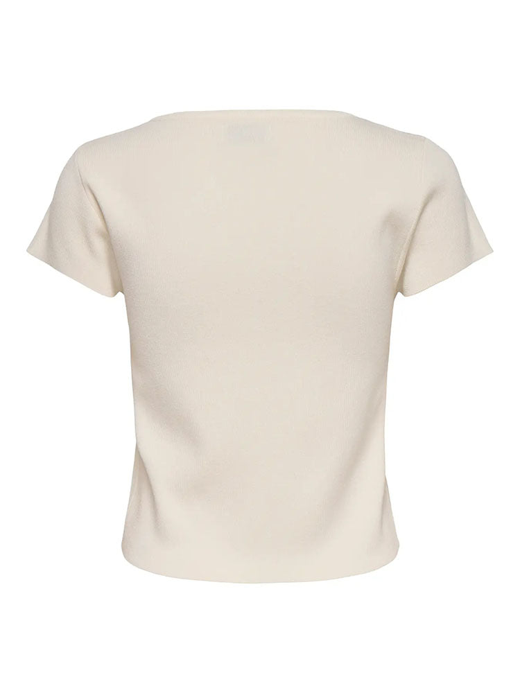 Jdyastra Short Sleeve Cardigan-Cream
