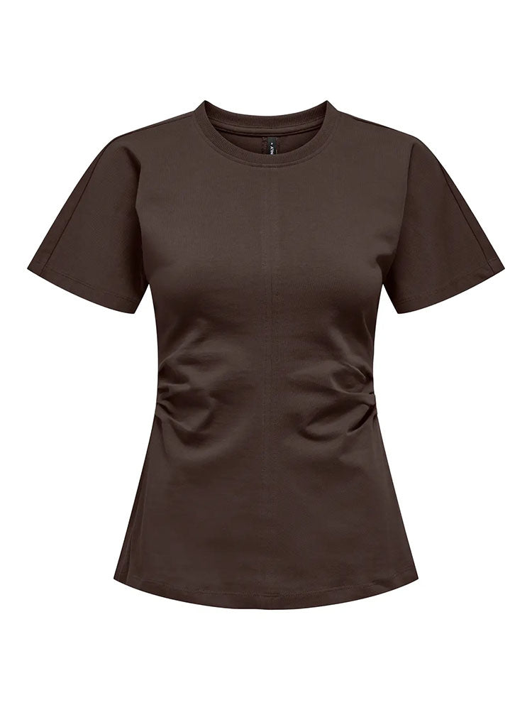 Onlmarie Ruching Top-Seal Brown
