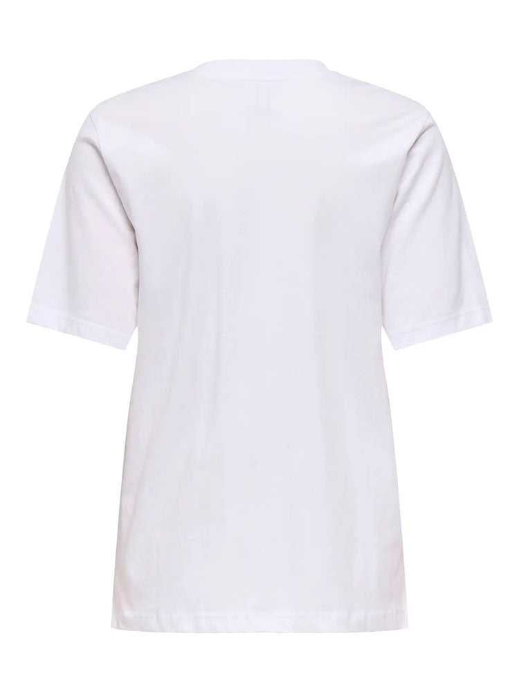 Onlburst Popcorn T-Shirt-White