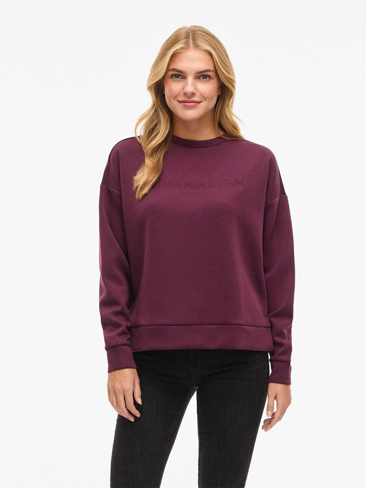 Vireflect Roundneck Sweatshirt in Fig