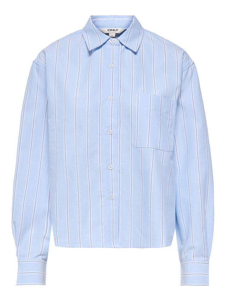 Onlelowen Stripe Shirt-Zen Blue