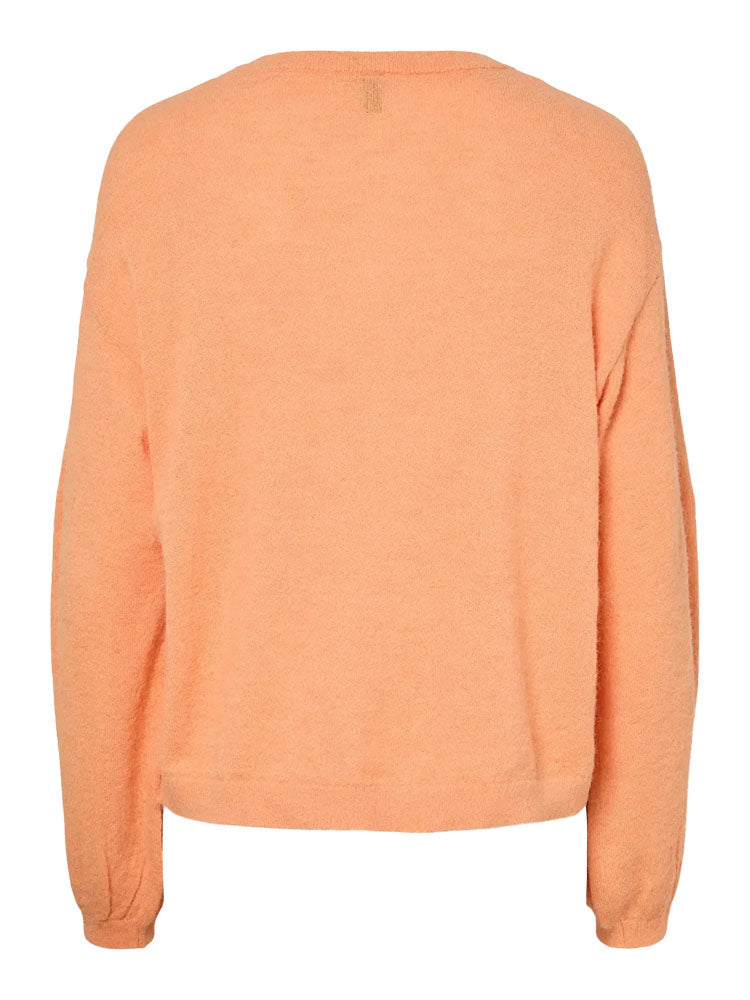 Pcnaomi Knit Cardigan-Russet Orange