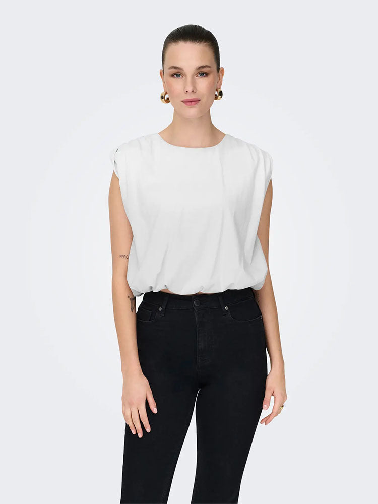 Jdymara Bubble Top-White