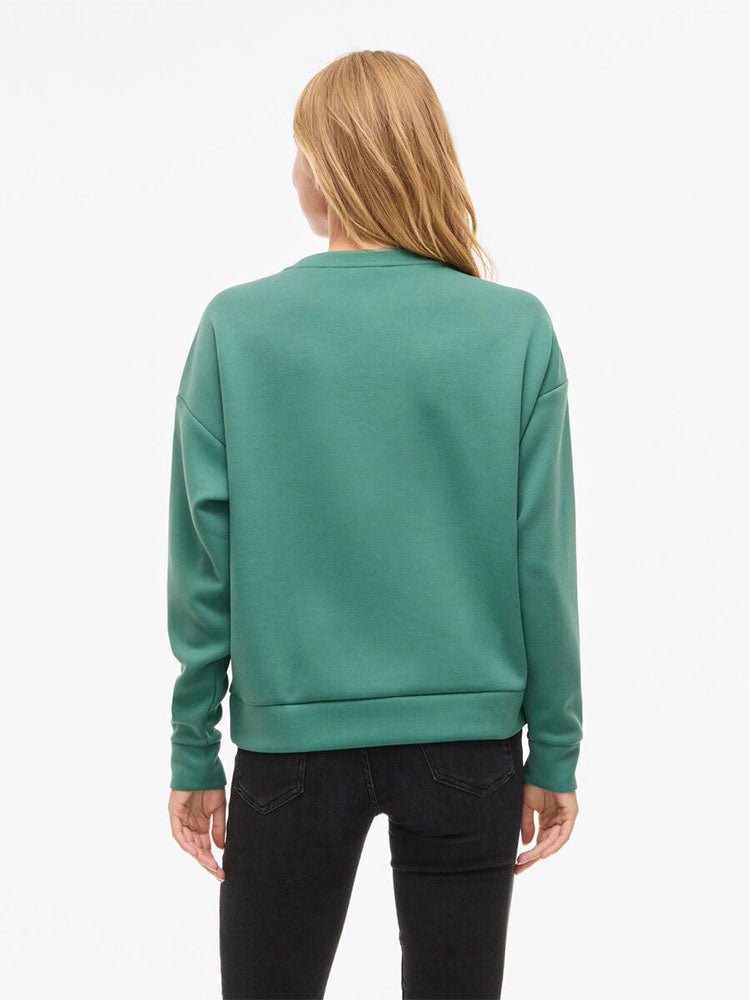 Vireflect Roundneck Sweatshirt in Bottlegreen