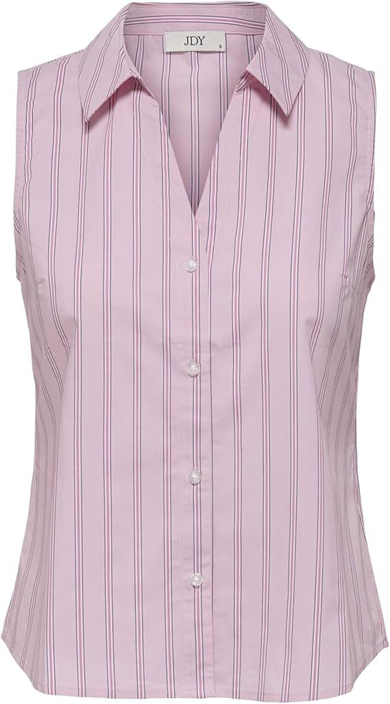 Jdymio Sleeveless Shirt-Pink Stripe
