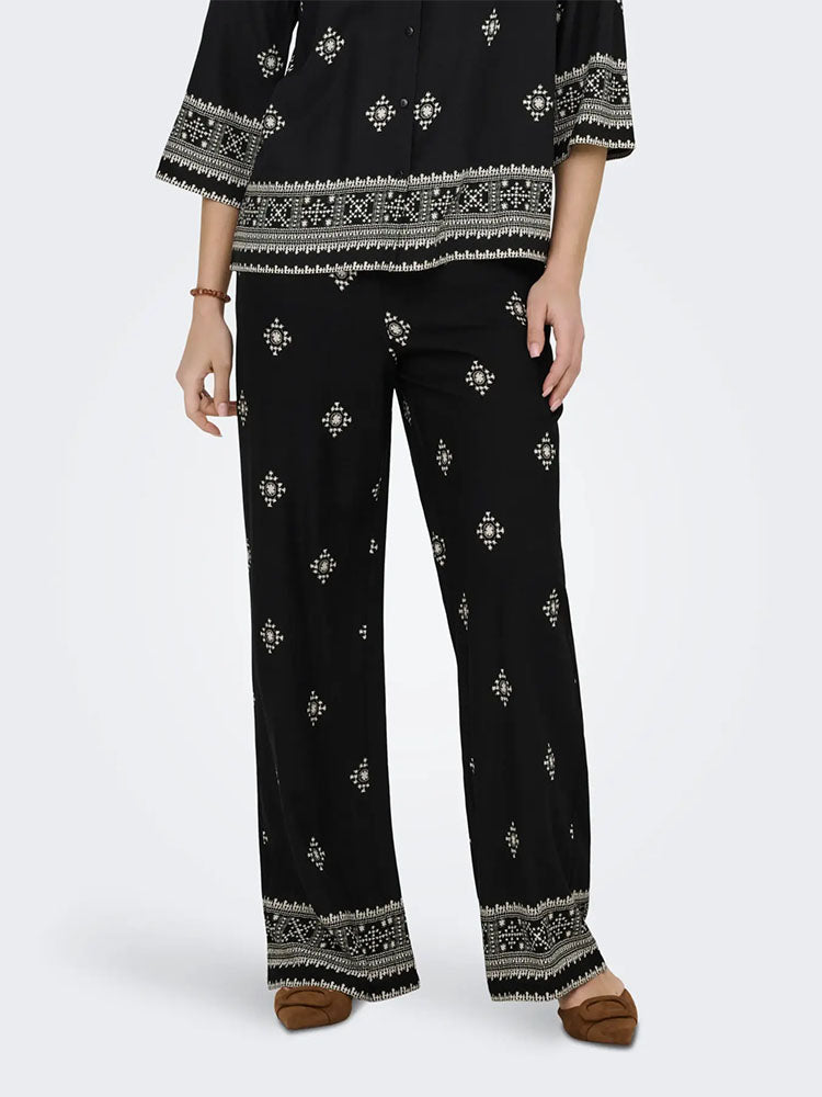 Jdymaggie Wide Trousers-Black