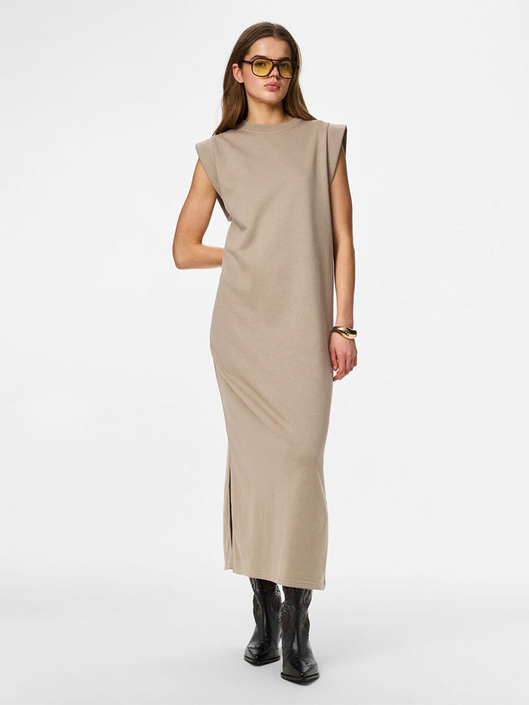 Pcchillli Summer Ankle Dress-Beige