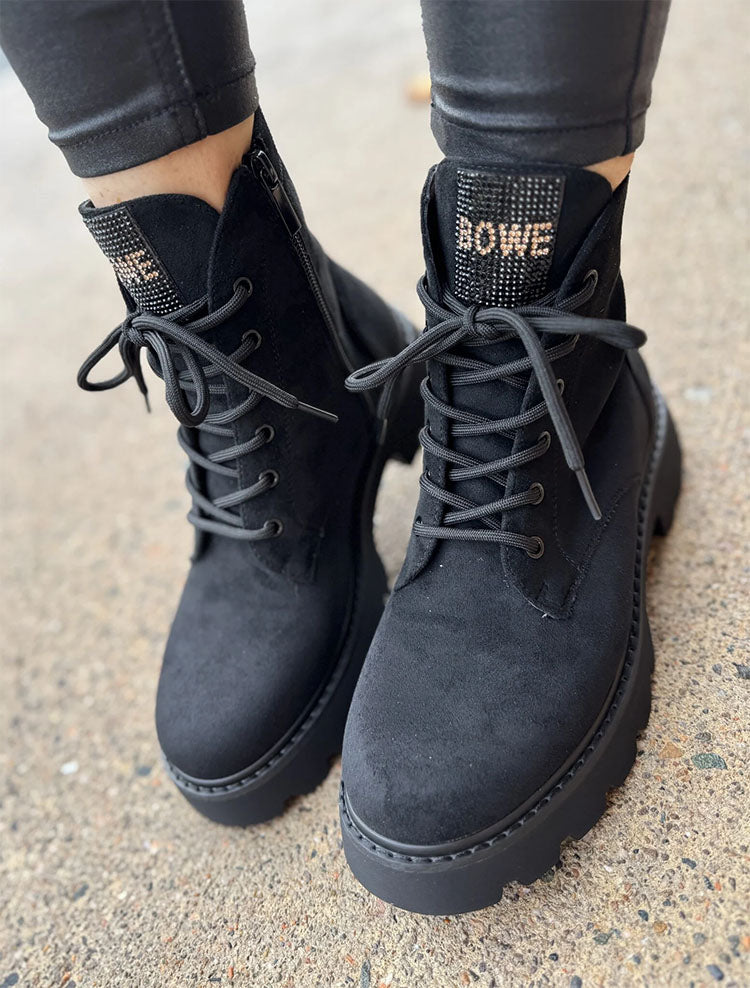 Gonzalez-Black Suede Boots